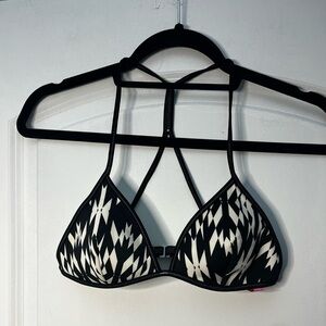 Victoria’s Secret Black & White Triangle Bikini Top